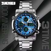 SKMEI DUAL TIME GENTS WATCH