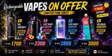 Rechargeable Vapes on SALE