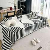 REVERSIBLE CHENILLE COTTON SOFA BLANKETS/COVERS.*