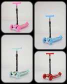 Adjustable Kids Scooter with LED Wheels 3-Wheel