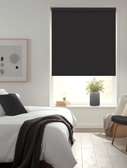 Blackout Roller Blind Black Durable Fabric Smooth Roll