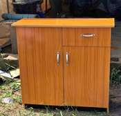 Kitchen Cabinet; 2 Door Minimalist Wooden Kitchen Cabinet