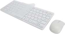 mini wireless keyboard with mouse(combo) white-k03