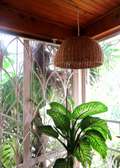WICKER LAMP SHADE IMPORTED