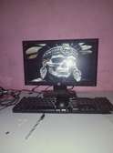 HP Desktop Setup with 19-22" Monitor Black Used
