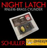 Night Latch Door Lock. (in black or gold)