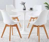 Dining Table: Round 4-Person Dining Set