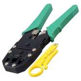 Crimping tool networking for RJ 45, RJ11