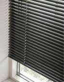 Black Aluminum Horizontal Window Blinds Standard Size