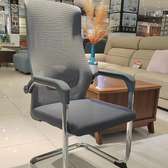 Visitor Chair Black Ergonomic Mesh Office Seating