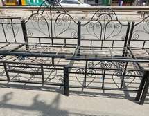 Simple metal bed