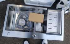Stainless Steel Sink Single Basin with Faucet