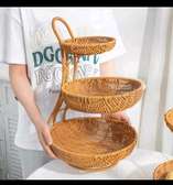 3 tier handmade unique fruit rack