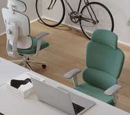 Office Chair; Full Fabric Orthopedic Seat