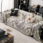 BIG FITTING REVERSIBLE CHENILLE COTTON SOFA BLANKETS/COVERS