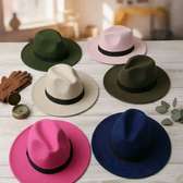 Wide brim Fedora hats