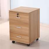Cabinets : 3-Drawer Wooden Pedestal Cabinet