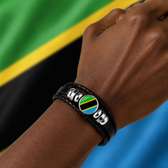 Tanzania Flag Bracelet Tanzanian Bangle Wristband Gift