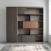 Office Cabinet;  Imported Executive Office Wall Unit