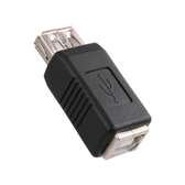 USB-A Female to USB-B Female Printer Adapter