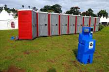 Durable Portable Toilet Heavy-Duty Plastic Blue
