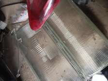 Glass Tail Light Lens Clear Red Vintage Style