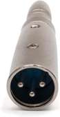 3Pin XLR male to 6.35mm mono female jack audio adapter