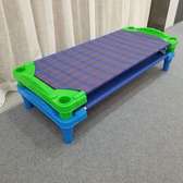 Durable Kids Cot Bed with Cup Holders and Breathable Fabric
