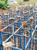 Cuplock system for slab work