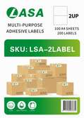 LASA 1 Up Label A4 Adhesive - 1 Pack