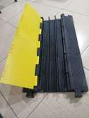 3-channel rubber cable protector ramp