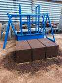 Manual Brick Press Heavy-Duty Steel Frame Compact