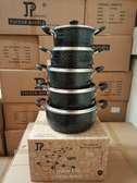 JP Jamespot 10-Piece Non-Stick Cookware Set Black