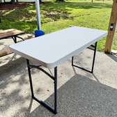 Dining Table; Modern White 1.8m Foldable Table
