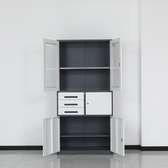 2-Door Filling Cabinet with Safe