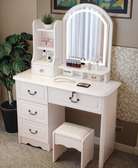 Dressers; White Simple Dressing Table Set