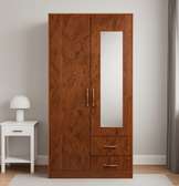 2-Door Wooden Wardrobe