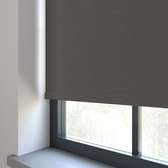 Blackout Roller Blind Dark Grey Smooth Roll