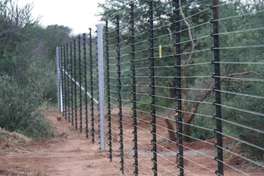barbed fencing