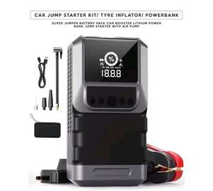 Car Jump Starter With Tyre Inflator And Powerbank In Kenya