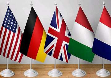 Mini flags.