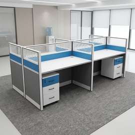Office Workstation; 4 Way Imported Office Workstation