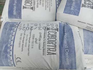 White cement 40kg. grade 52