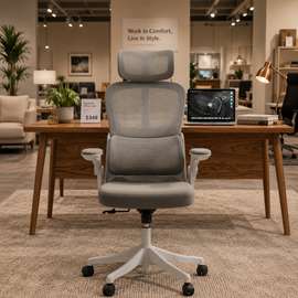 White Ergonomic High Back Chair