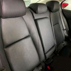 Premium Black Leather Rear Seats for 3 Passengers