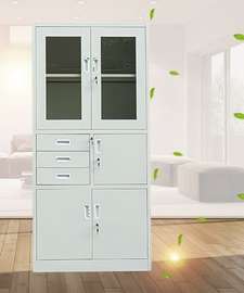 Office Cabinet;2-Door Office Steel Cabinet With Safe