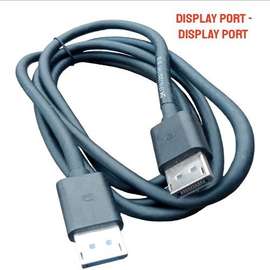 DisplayPort Cable Black High-Resolution Support