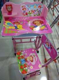 Adjustable Kids Study Table and Chair Set for Schoolwork