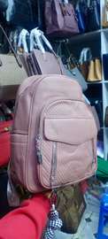 Durable Leather Backpack with Multiple Compartments