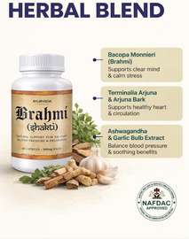 Brahmi Shakti Ayurvedic Herb Blend Capsules